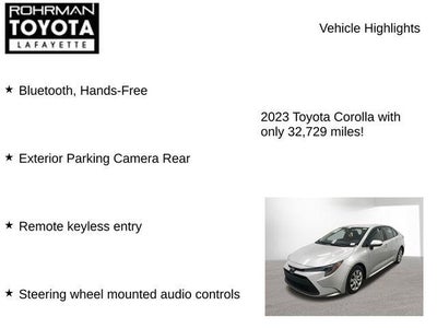 2023 Toyota COROLLA LE