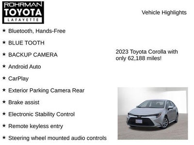2023 Toyota COROLLA LE