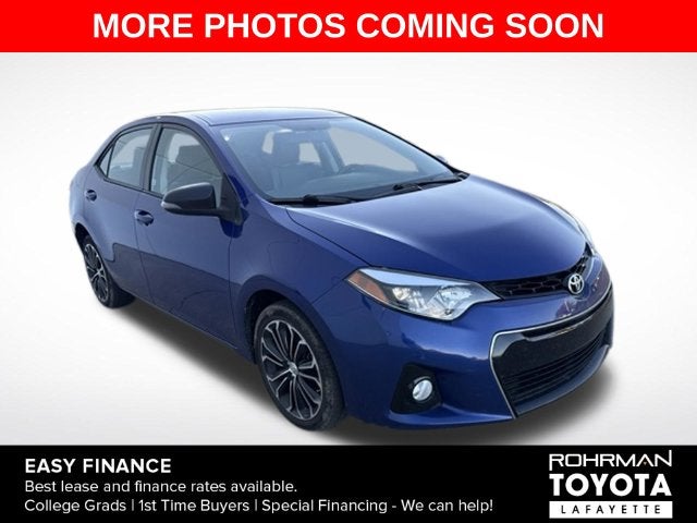 2015 Toyota COROLLA S Plus
