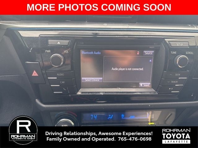 2016 Toyota COROLLA S Plus