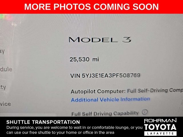 2023 Tesla Model 3 Base