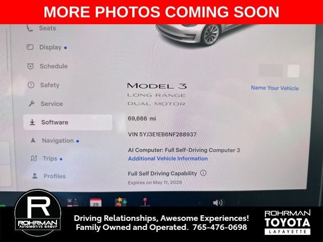 2022 Tesla Model 3 Long Range