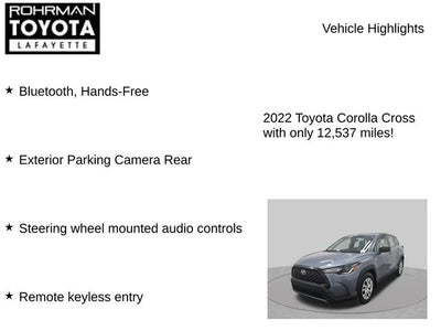 2022 Toyota Corolla Cross L