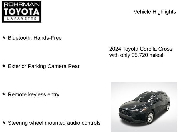 2024 Toyota Corolla Cross LE