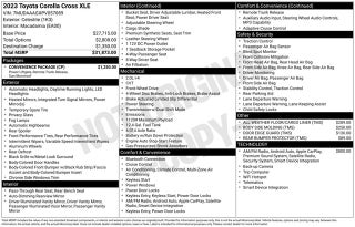 2023 Toyota Corolla Cross XLE