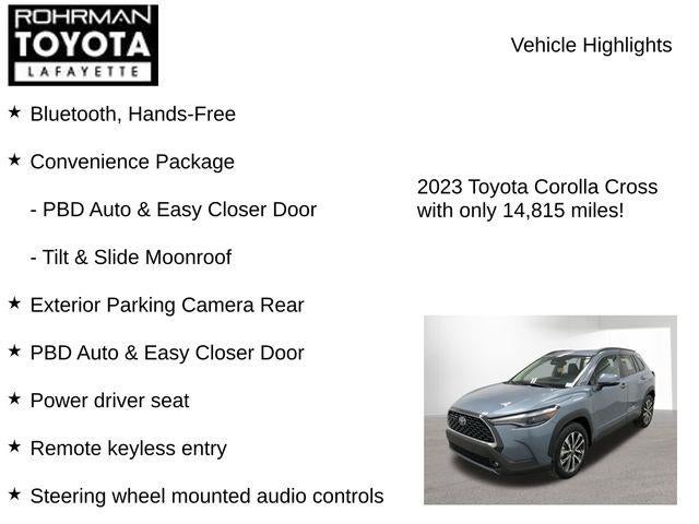 2023 Toyota Corolla Cross XLE
