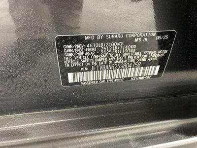 2025 Subaru WRX Limited