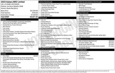 2023 Subaru BRZ Limited