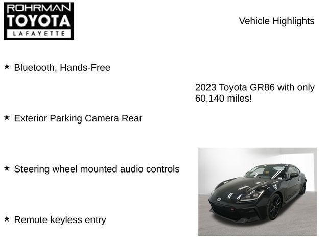 2023 Toyota GR86 PREMIUM Premium
