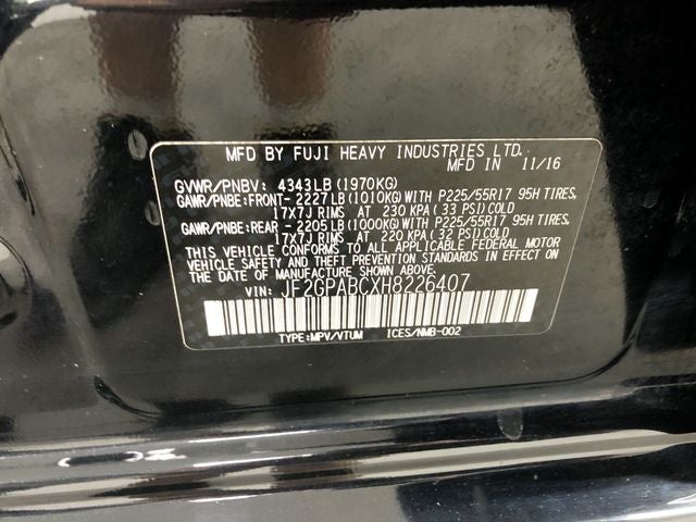 2017 Subaru Crosstrek 2.0i Premium