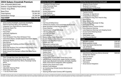 2024 Subaru Crosstrek Premium