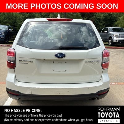 2016 Subaru Forester 2.5i