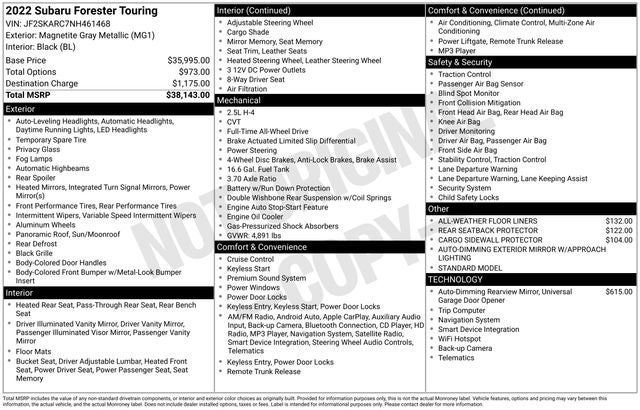 2022 Subaru Forester Touring