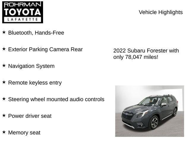 2022 Subaru Forester Touring