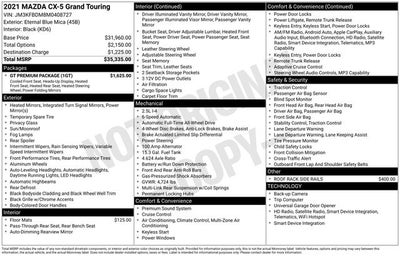 2021 Mazda Mazda CX-5 Grand Touring