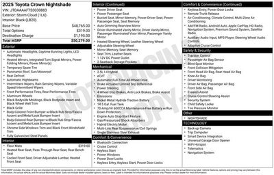 2025 Toyota CROWN Nightshade