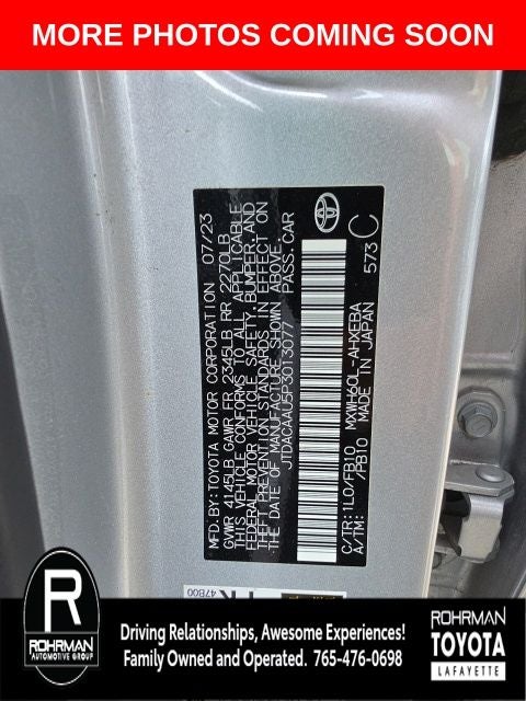 2023 Toyota Prius LE