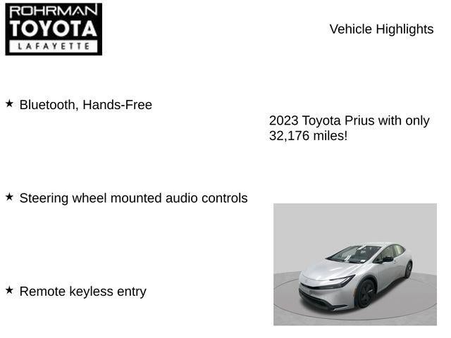 2023 Toyota Prius LE