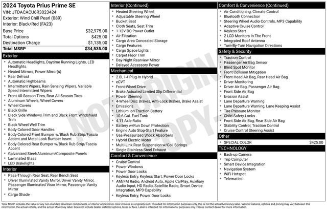 2024 Toyota Prius Prime SE - Photo 32