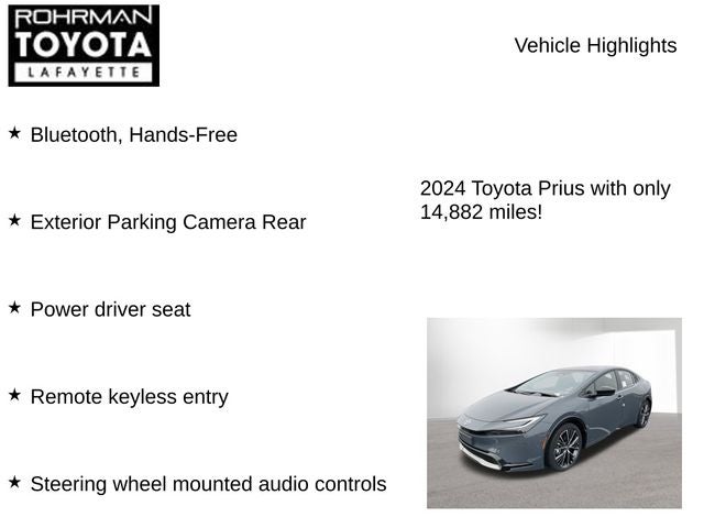2024 Toyota PRIUS XLE