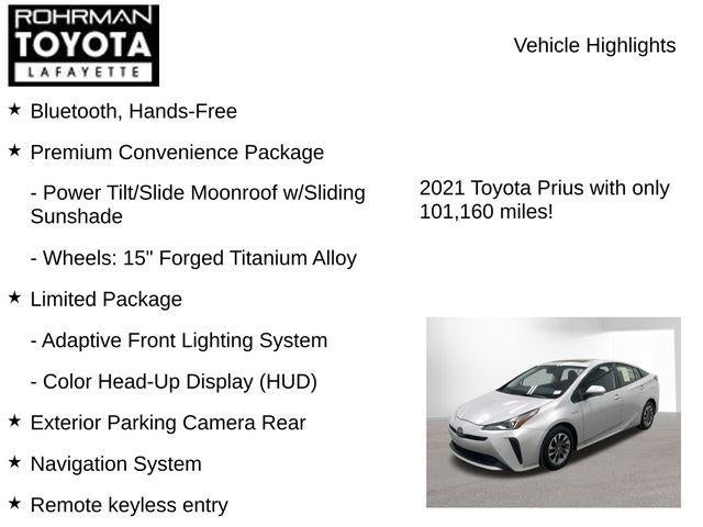 2021 Toyota PRIUS Limited