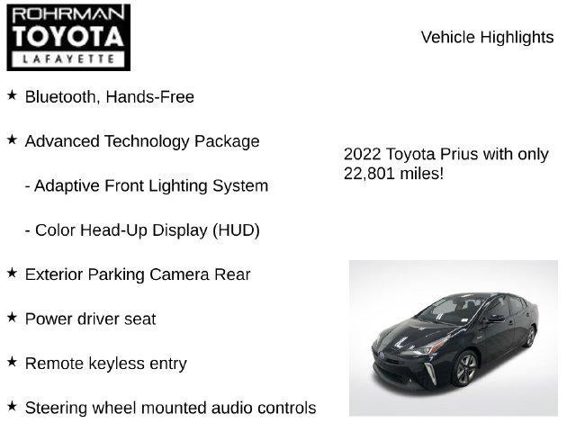 2022 Toyota Prius XLE