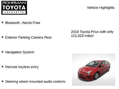 2018 Toyota Prius Three