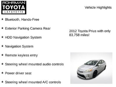 2012 Toyota Prius Four