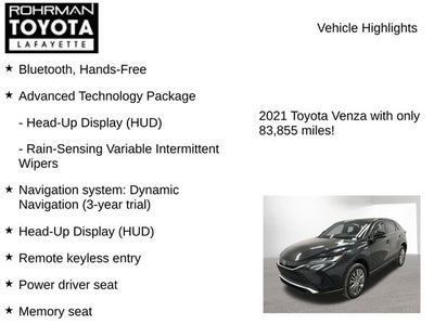 2021 Toyota Venza LIMITED Limited
