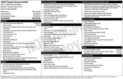 2023 Toyota Venza Limited