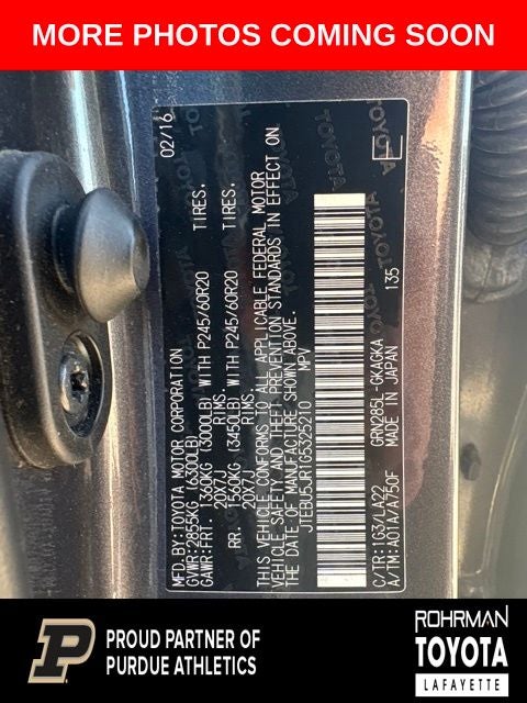 2016 Toyota 4Runner Limited