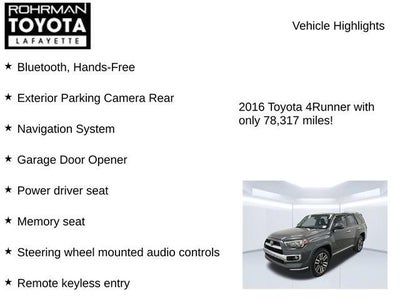 2016 Toyota 4Runner Limited