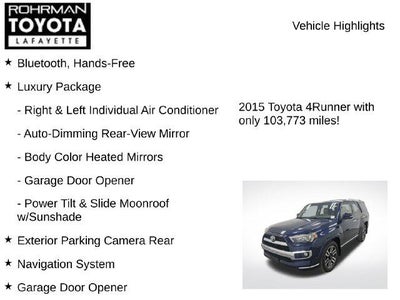 2015 Toyota 4RUNNER Limited