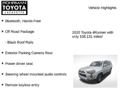 2020 Toyota 4Runner TRD Off-Road