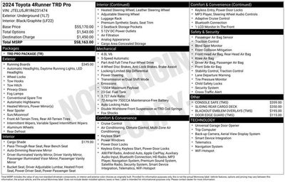 2024 Toyota 4RUNNER TRD Pro