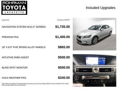 2013 Lexus GS 350 350