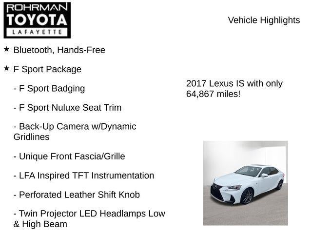 2017 Lexus IS 300