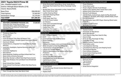 2021 Toyota RAV4 PRIME SE