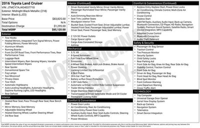 2016 Toyota LAND CRUISER Base
