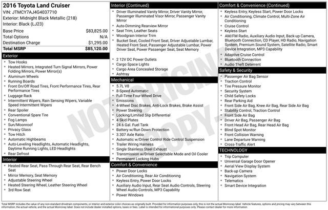 2016 Toyota LAND CRUISER Base