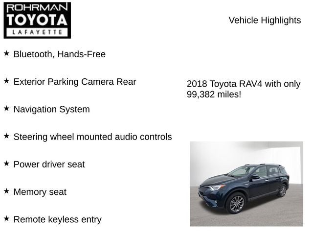 2018 Toyota RAV4 HYBRID Limited