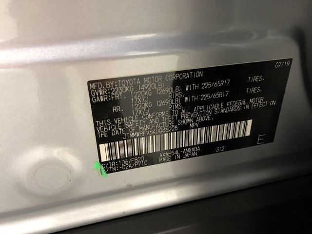 2019 Toyota RAV4 HYBRID LE