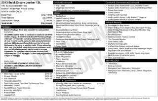 2013 Buick Encore Leather