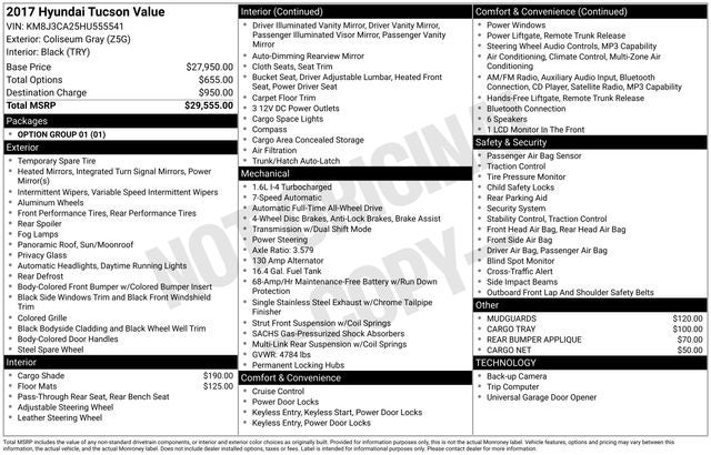 2017 Hyundai Tucson Value
