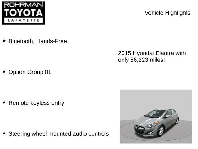 2015 Hyundai Elantra Base