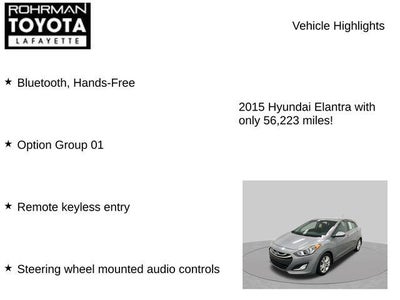 2015 Hyundai Elantra Base
