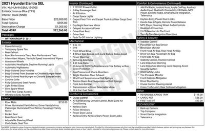 2021 Hyundai Elantra SEL