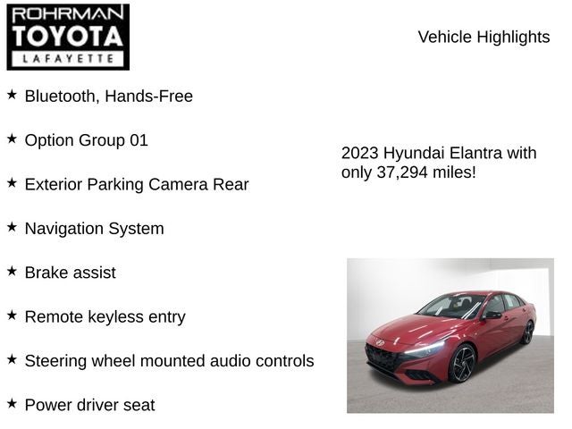 2023 Hyundai Elantra N Line