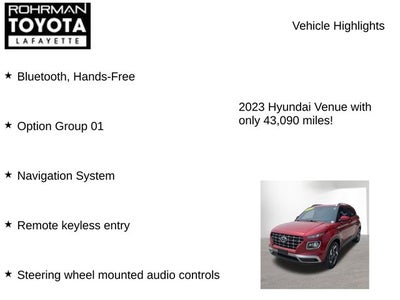 2023 Hyundai Venue Limited