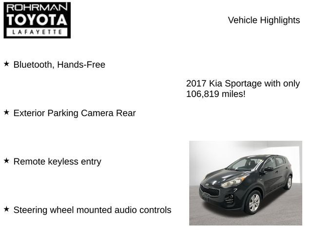 2017 Kia Sportage LX